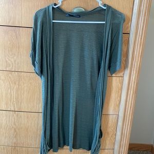 Maurices olive green short sleeve sweater size small